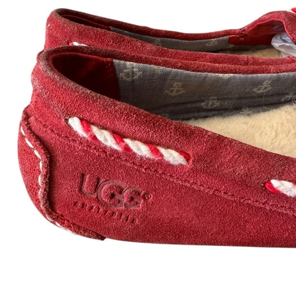 UGG 'Genoa' Slipper, Red, Size 8 - Picture 5 of 8
